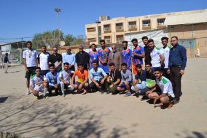 Read more about the article ختام بطولة خماسي كرة القدم بكلية التمريض بجامعة كربلاء وفريق المرحلة الرابعة يحرز كأس ولقب البطولة