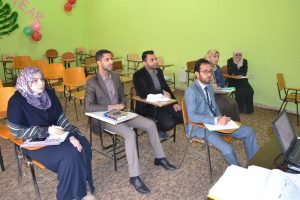 Read more about the article كلية التمريض تعقد ورشة عمل حول شرح نظام ترميز الاجهزة المختبرية