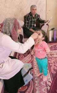 Read more about the article كلية التمريض تشارك بـ الحملة الوطنية الربيعية للقاح ضد مرض شلل الأطفال التي نظمتها دائرة صحة كربلاء المقدسة قطاع المركز