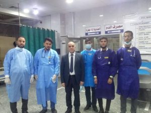 Read more about the article عميد كلية التمريض يزور مدينة الامام الحسين (ع ) الطبية