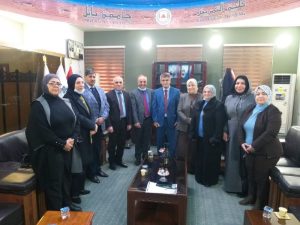 Read more about the article عميد كلية التمريض يشارك في الامتحان الشامل الشفوي لطلبة الدكتوراه