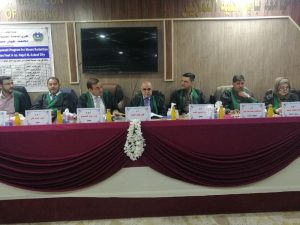 Read more about the article عميد كلية التمريض يترأس لجنة مناقشة أطروحة الدكتوراه