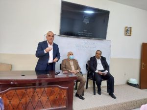 Read more about the article وحدة الارشاد النفسي في كلية التمريض تقيم ندوة حول قواعد السلوك الجامعي