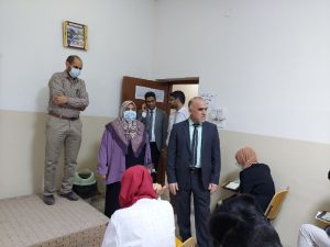 Read more about the article كلية التمريض تجري الامتحان التقويمي التجريبي لطلبتها