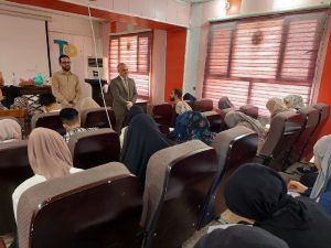 Read more about the article جانب من امتحان التقويمي للمرحلة الرابعة لفرعي الصحة النفسية والعقلية وصحة مجتمع