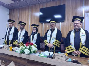 Read more about the article عدد من تدريسيي كلية التمريض يشاركون بمناقشة طالبة رسالة الماجستير