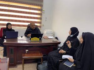 Read more about the article رئيس فرع تمريض البالغين يلتقي بطلبة الدراسات العليا الماجستير