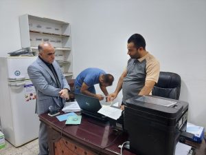 Read more about the article عميد كلية التمريض يجري جولة تفقدية في أروقة الكلية