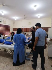 Read more about the article الاختبار العملي /الدور الثاني لمادة اساسيات التمريض للفصل الاول والثاني