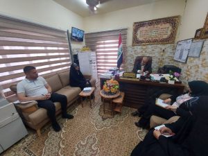 Read more about the article جانب من أجتماع معاون العميد للشؤون العلمية مع الشعب العلمية