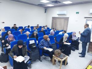 Read more about the article طلبة الدراسات العليا في كلية التمريض يواصلون أداء الإمتحانات الشهرية