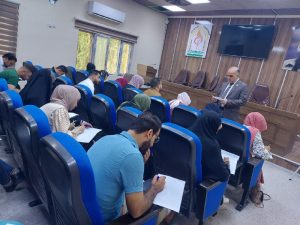 Read more about the article طلبة الدراسات العليا / الماجستير يواصلون أداء الإمتحانات الشهرية