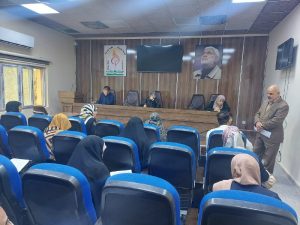 Read more about the article كلية التمريض تواصل اداء امتحانات الشهرية لطلبة الدراسات العليا في كلية التمريض