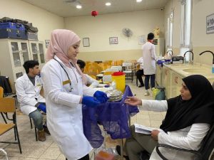 Read more about the article طلبة المرحلة الاولى للدراستين الصباحية والمسائية يؤدون الإمتحانات العملية النهائية