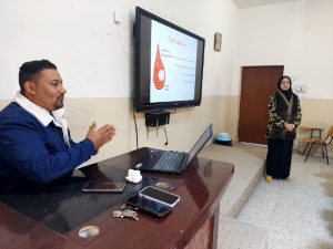 Read more about the article فرع تمريض الأطفال في كلية التمريض ينظم دورة تدريبية عن “Blood group”