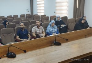Read more about the article مسؤول وحدة التأهيل والتوظيف في كلية التمريض تشارك في إجتماع لمدربي إبتكار الأعمال