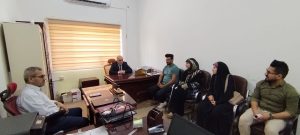 Read more about the article عميد كلية التمريض يجتمع بطلبة الدراسات العليا فرع الصحة النفسية والعقلية