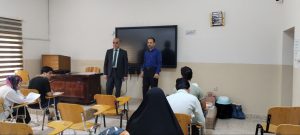 Read more about the article بالصور عميد كلية التمريض الأستاذ الدكتور علي كريم خضير الجبوري يتفقد سير الإمتحانات النهائية التقويمية لطلبة المرحلة الرابعة لمادة صحة المجتمع للسنة الدراسية ٢٠٢٢- ٢٠٢٣ الفصل الدراسي الثاني.      إعلام كلية التمريض