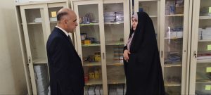 Read more about the article بالصور / عميد كلية التمريض الأستاذ الدكتور علي كريم خضير الجبوري يجري زيارة تفقدية في أروقة الكلية والتي شملت مكتبة الكلية واللقاء بالطلبة والإستماع لهم كما شملت الجوله مخزن الكلية.     إعلام كلية التمريض