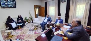 Read more about the article بالصور / عميد كلية التمريض الأستاذ الدكتور علي كريم خضير الجبوري يستقبل مسؤولة المركز الامتحاني رقم ١١ الخاص بامتحانات طلبة الدراسة الإعدادية الوزارية / السادس التطبيقي للعام الدراسي الحالي ٢٠٢٢ – ٢٠٢٣  والتي سوف تجرى على القاعات الدراسية في كلية التمريض.  إعلام كلية التمريض