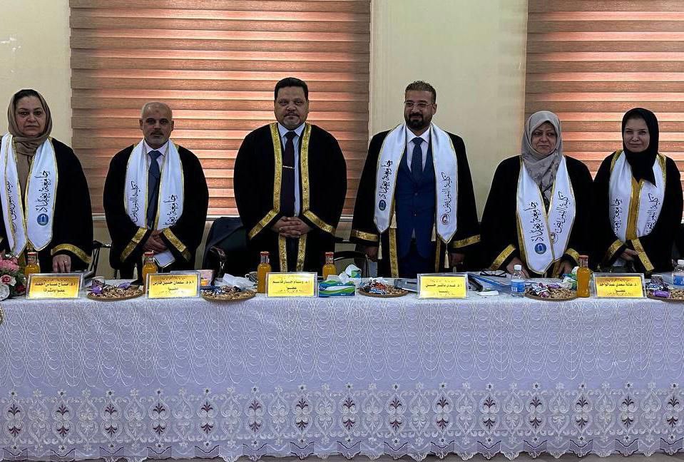 Read more about the article معاون عميد كلية التمريض للشؤون العلمية يشارك عضواً بلجنة مناقشة أطروحة الدكتوراه