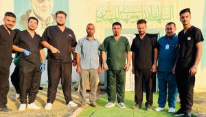 Read more about the article بالصور / جانب من عمل المفارز الطبية التطوعية لكلية التمريض جامعة كربلاء لخدمة الزائرين في أربعينية الأمام الحسين عليه السلام.   إعلام كلية التمريض