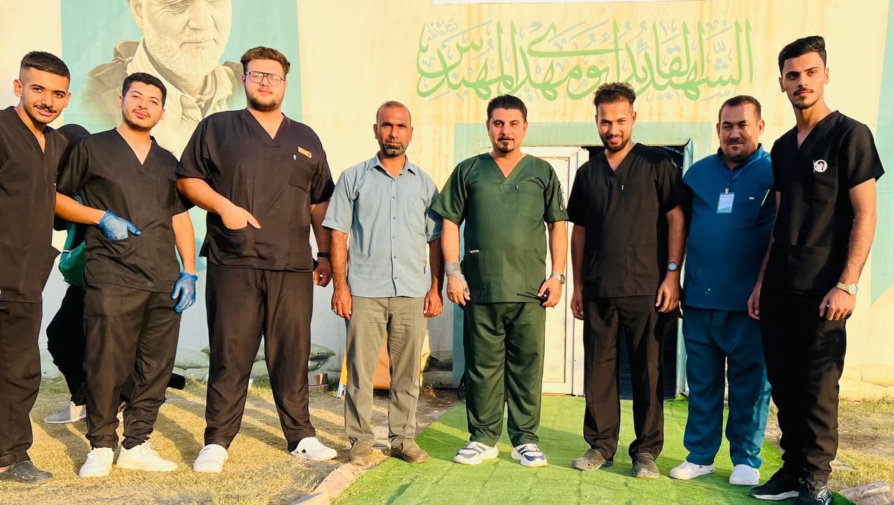 You are currently viewing بالصور / جانب من عمل المفارز الطبية التطوعية لكلية التمريض جامعة كربلاء لخدمة الزائرين في أربعينية الأمام الحسين عليه السلام.   إعلام كلية التمريض