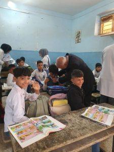 Read more about the article ضمن نشاطات كلية التمريض في أسبوع الريادة كلية التمريض بجامعة كربلاء تنظم حملة طبية توعوية وخدمية الى القرى والارياف في اطراف كربلاء (الحسينية) تستهدف النساء الحوامل والأطفال وكبار السن .