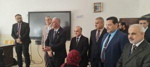 Read more about the article بالصور / جانب من  زيارة رئيس جامعة كربلاء الأستاذ الدكتور باسم خليل نايل السعيدي التفقدية الى القاعات الإمتحانية في كلية التمريض والتي تحتضن الامتحان التقويمي الوزاري التنافسي للطلبة الثلاثة الأوائل خريجي كليات التمريض في العراق الحكومية والأهلية للعام الدراسي 2022 -2023  لنيل جائزة الابداع .    إعلام كلية التمريض