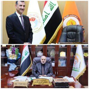 Read more about the article عميد كلية التمريض يتلقى التهاني والتبريك من رئيس جامعة سامراء