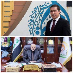 Read more about the article عميد كلية التمريض يتلقى التهاني والتبريك من رئيس جامعة ديالى