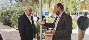 Read more about the article بالصور / عميد كلية التمريض الأستاذ المساعد الدكتور سلمان حسين فارس الگريطي يجري اليوم الاثنين الموافق 4 / كانون الأول / 2023 جولة تفقدية في أروقة الكلية ومكاتب الفروع العلمية كما شملت الجولة زيارة شعبة الدراسات العليا وشعبة التسجيل وشؤون الطلبة وشعبة الدراسات والتخطيط وشعبة ضمان الجودة والأداء الجامعي والشعبة العلمية وتفقد القاعات الدراسية واللقاء بعدد من الطلبة , أستمع خلالها الى المشاكل والمعوقات التي تعترض العمل موجهاً بإيجاد الحلول المناسبة لها .       إعلام كلية التمريض