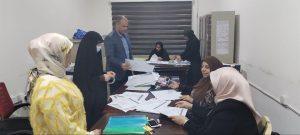 Read more about the article بالصور / جانب من تواصل عمل اللجنة الإمتحانية الخاصة بالدراسة المسائية والمتمثلة بتدقيق الدفاتر الإمتحانية وتهيئة الأسئلة الإمتحانية النهائية للفصل الدراسي الأول 2023 -2024 .      إعلام كلية التمريض