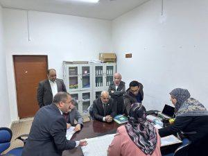 Read more about the article عميد كلية التمريض يستقبل اللجنة الجامعية الخاصة بتقييم عمل اللجنة الإمتحانية
