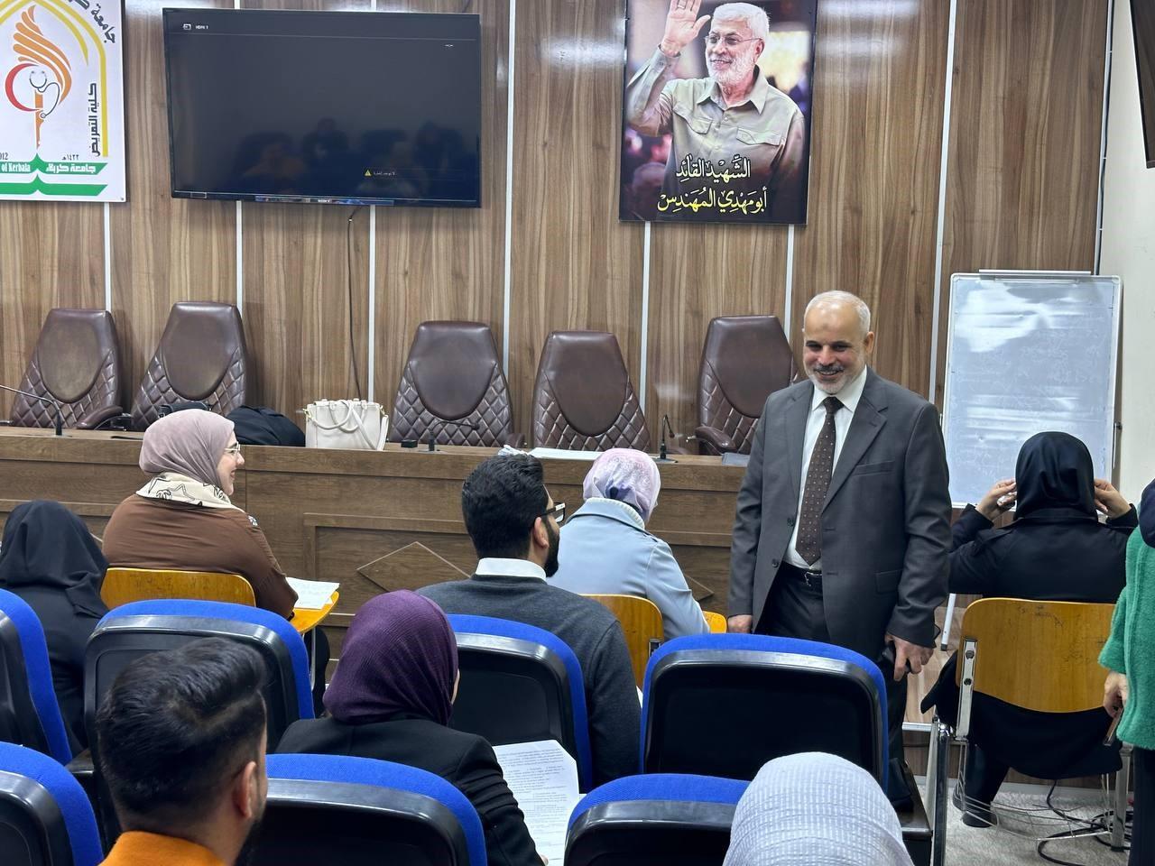 Read more about the article طلبة الدراسات العليا في كلية التمريض يؤدون  الإمتحانات النهائية  للفصل الدراسي الاول للعام الدراسي 2023-2024