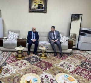 Read more about the article عميد كلية التمريض يستقبل عميد كلية التمريض بجامعة وارث الأنبياء (ع)