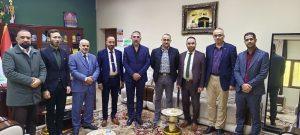 Read more about the article كلية التمريض تستقبل وفداً من جامعة القادسية للإطلاع على كيفية ادارة الامتحانات التقويمية