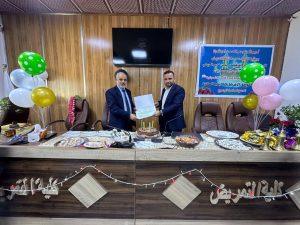 Read more about the article عميد كلية التمريض يكرم  المشاركين بالإحتفال المركزي للكلية