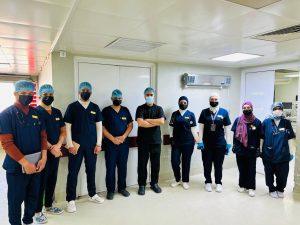 Read more about the article بالصور  / طلبة كلية التمريض المرحلة الثانية أثناء التدريب العملي في صالات العمليات في مدينة الامام الحسين الطبية