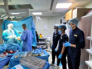 Read more about the article طلبة المرحلة الثانية في كلية التمريض يواصلون تدريباتهم العملية في المؤسسات الصحية