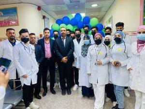 Read more about the article فريق تطوعي من كلية التمريض ينظم زيارة تفقدية الى مركز الثلاسيميا