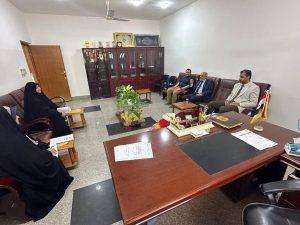 Read more about the article عميد كلية التمريض يزور معهد الصحة العالي