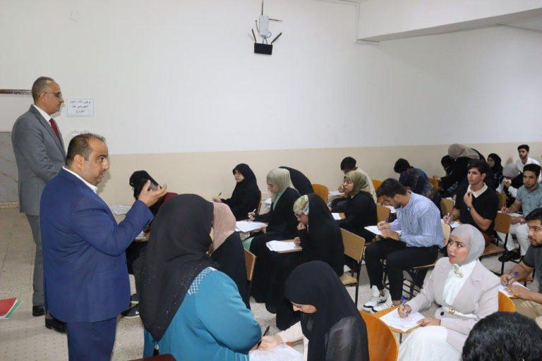 كلية التمريض بجامعة كربلاء تعلن إنطلاق الإمتحانات النهائية لطلبة الدراسة الأولية