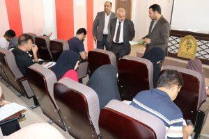 Read more about the article بالصور / عميد كلية التمريض الأستاذ المساعد الدكتور سلمان حسين فارس الگريطي يجري اليوم الأربعاء الموافق 15 آيار 2024 جولة تفقدية في أروقة الكلية شملت تفقد سير الإمتحانات النهائية لطلبة الدراسة الأولية في كلية التمريض للدراستين الصباحية والمسائية وأعمال الوحدة الزراعية التابعة الى شعبة الخدمات في كلية التمريض .   إعلام كلية التمريض