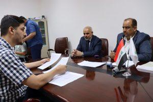 Read more about the article لجنة الإمتحان التقويمي المركزية في كلية التمريض تسلم نتائج الإمتحانات النهائية التقويمية الى الكليات الأهلية