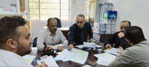 Read more about the article بالصور / اللجنة الخاصة بالإمتحان التنافسي لطلبة الدراسات العليا في كلية التمريض للعام الدراسي 2024 – 2025 تواصل مهام عملها تدقيق نتائج الإمتحان التنافسي لإعلانها بالوقت المقرر .    إعلام كلية التمريض