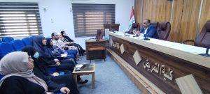 Read more about the article معاون عميد كلية التمريض للشؤون العلمية يلتقي بمقرري الفروع العلمية