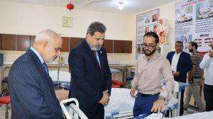 Read more about the article بالصور / جانب من جولة السيد رئيس جامعة كربلاء الأستاذ الدكتور صباح واجد التفقدية في أروقة كلية التمريض برفقته السيد العميد ومعاوني السيد العميد للشؤون العلمية والإدارية وعدد من رؤساء الفروع العلمية . إعلام كلية التمريض