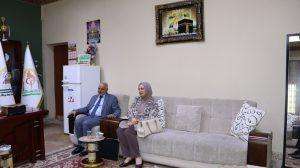 Read more about the article بالصور / عميد كلية التمريض الأستاذ المساعد الدكتور سلمان حسين فارس الگريطي يستقبل في مكتبه اليوم الإربعاء الموافق ٢٥ أيلول 2024 أعضاء اللجنة الوزارية المكلفة بتقييم الواقع الأكاديمي في كلية التمريض بحضور الأستاذ المساعد الدكتور حسن عبد الله عذبي معاون العميد للشؤون العلمية والدراسات العليا في كلية التمريض والأستاذ المساعد الدكتور زكي صباح مصيحب معاون العميد للشؤون الإدارية والمالية في كلية التمريض وعدد من رؤساء الفروع العلمية. إعلام كلية التمريض