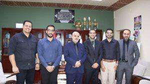 Read more about the article عميد كلية التمريض يكرم فريق الاتمتة والتحول الرقمي في الكلية بكتاب شكر وتقدير